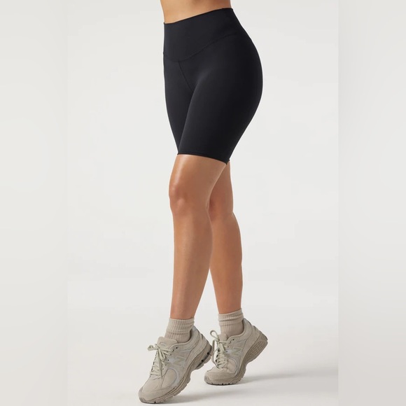 Joah Brown Pants - Joah Brown Black Sueded Onyx Biker Shorts S/M